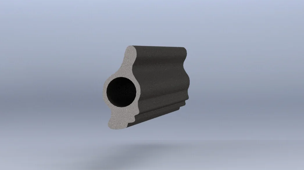 Konstrueret profiltråd til låseblokke i bilsikkerhedsseler product image